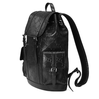 Mochila con GG en relieve