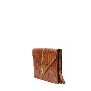 Bolso de hombro Sylvie 1969 de pitón mediano