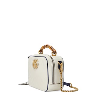 GG Marmont small shoulder bag with bamboo