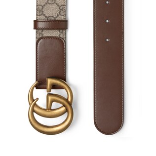 GG belt with Double G buckle