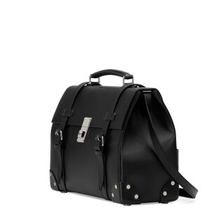Leather medium briefcase