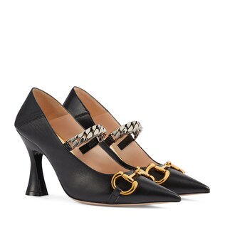 Women's pump with Horsebit