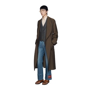 ウォッシュド ストライプ コットン シャツ