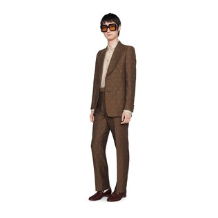 Gucci pinstripe cotton shirt with crystals