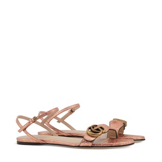 Women's sandal with Double G