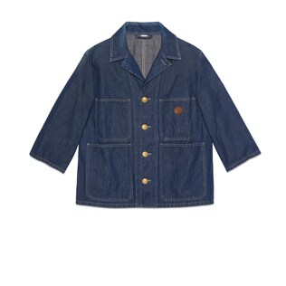 Veste en jean lavé à la pierre