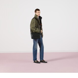Pantalone in denim effetto délavé