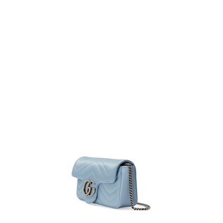 Sac super mini GG Marmont en cuir matelassé
