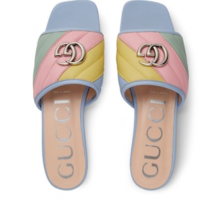 Women's slide sandal with Double G