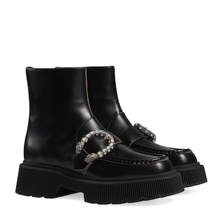 Bottes avec tête de tigre pour femme