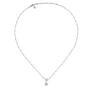 Gucci Flora 18k necklace with diamonds