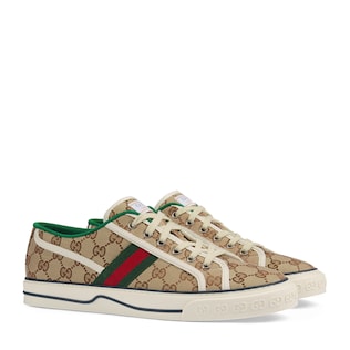 حذاء سنيكرز Gucci Tennis 1977 بنقش GG للرجال