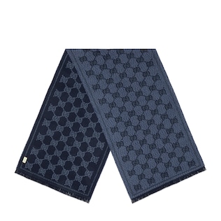 Écharpe en jacquard de laine GG