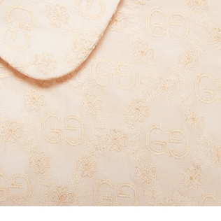 GG embroidered cotton shirt