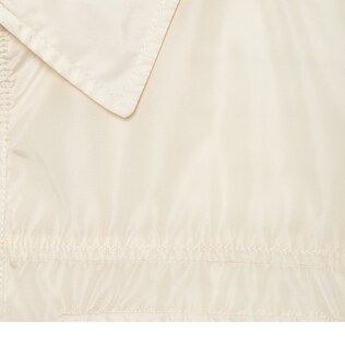 Nylon jacket with kitten embroidery