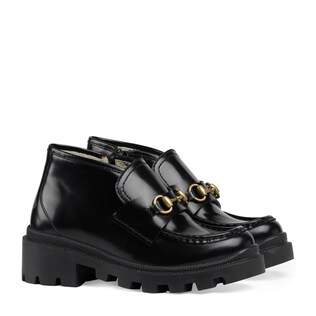 Children's horsebit loafer ankle boot