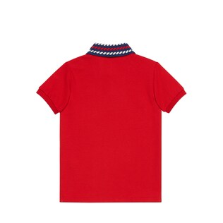 Children's cotton polo shirt