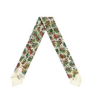 Fiocco in cotone con stampa bouquet floreali