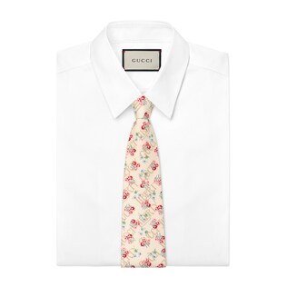 Gucci Liberty floral cotton tie