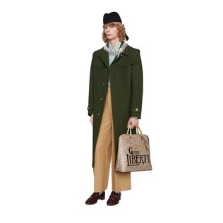 Wool loden coat