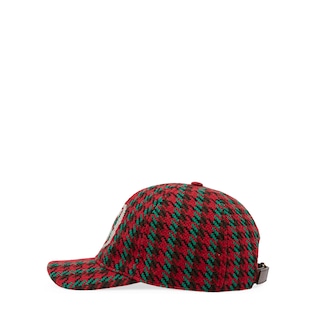 Houndstooth baseball hat with Interlocking G