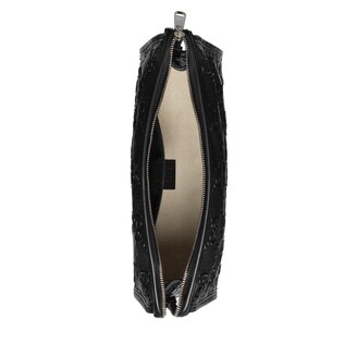 GG embossed cosmetic case