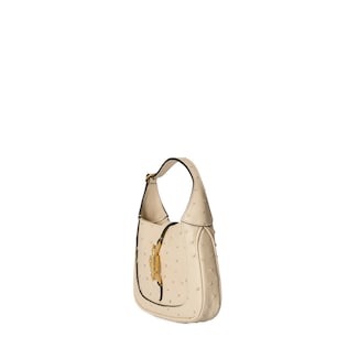 Jackie 1961 ostrich mini shoulder bag
