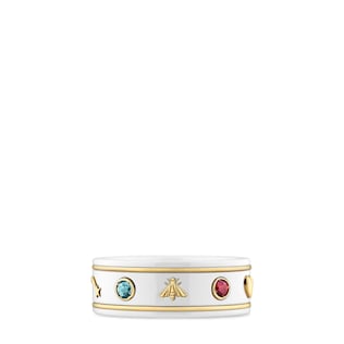 Icon 18k ring with gemstones