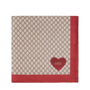 Valentine's Day silk scarf