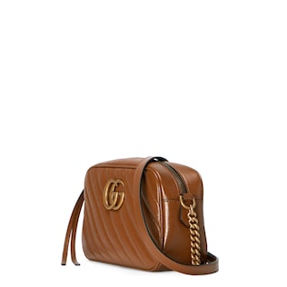 Borsa a spalla GG Marmont matelassé misura piccola