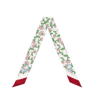 Doraemon x Gucci silk neck bow