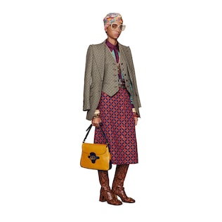 G jacquard wool jacket