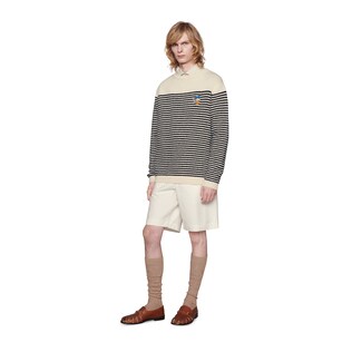Disney x Gucci Donald Duck striped wool jumper
