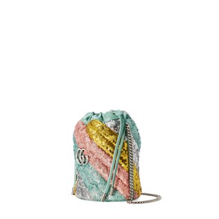 GG Marmont mini sequin bucket bag