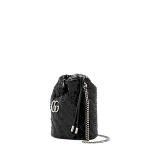 Mini sac seau GG Marmont à sequins