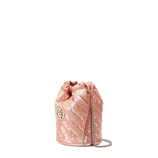 GG Marmont mini sequin bucket bag