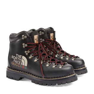 The North Face x Gucci联名系列男士踝靴