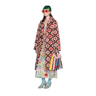 Ken Scott print silk dress