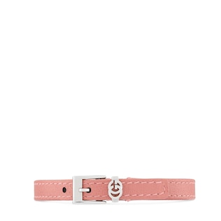 Pulsera de piel con Doble G