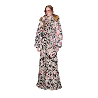 The North Face x Gucci silk dress