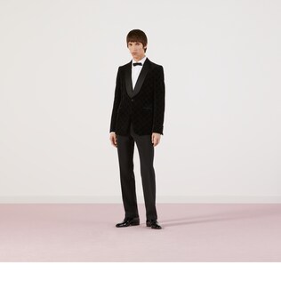 GG velvet jacket