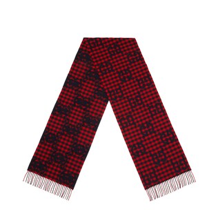 GG jacquard wool scarf