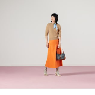 Cashmere top with Horsebit
