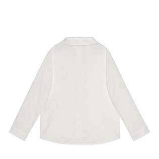 Children GG cotton shirt with embroidery