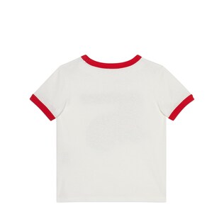 Children's cotton T-shirt with cat print