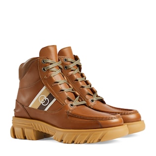 Men's ankle boot with Interlocking G