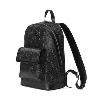 GG embossed backpack