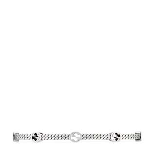 Thin Interlocking G bracelet
