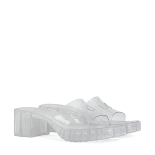 Women's slide sandal with Gucci logo