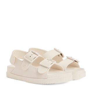 Women's sandal with mini Double G